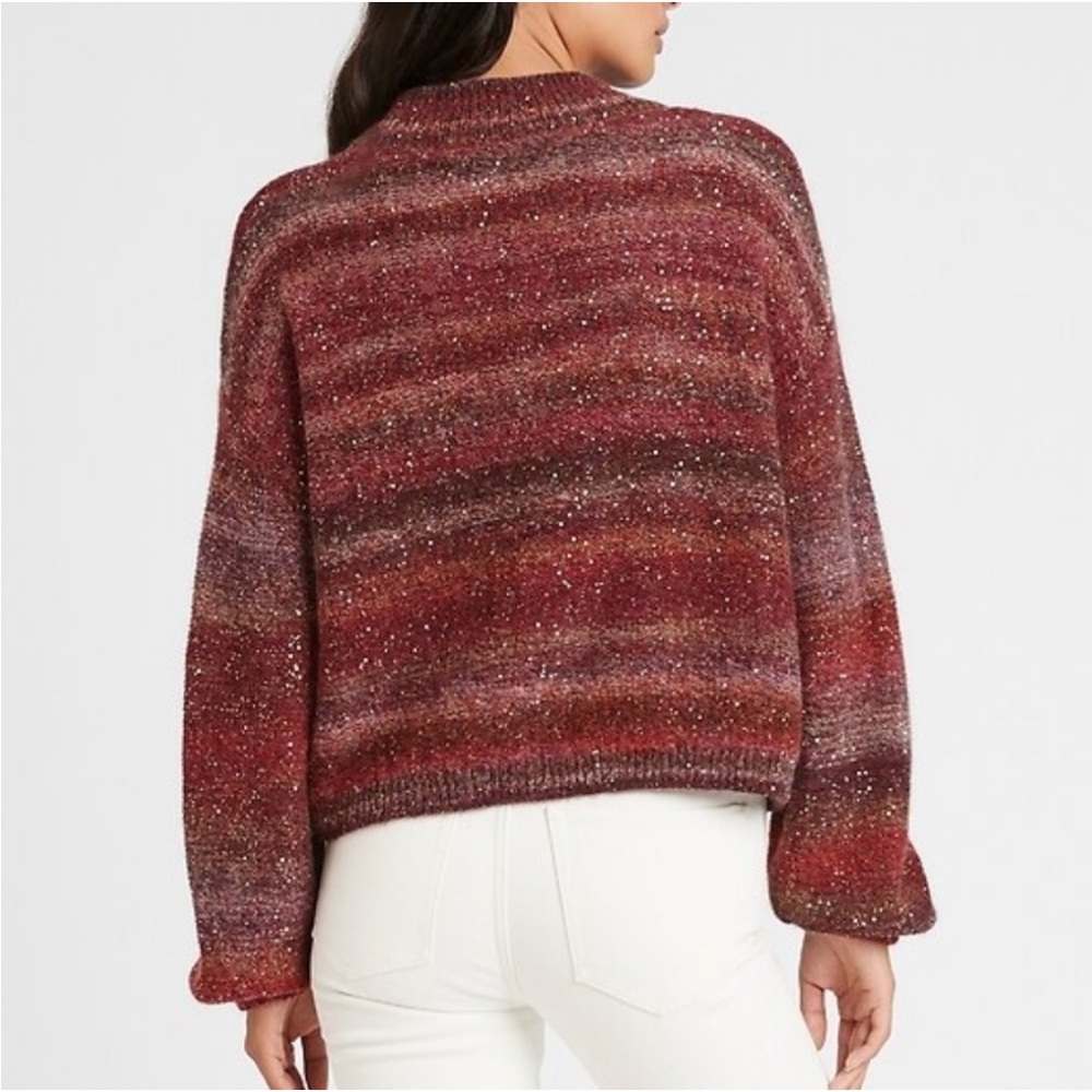 BANANA REPUBLIC Ombre Sequin Sweater size L - Picture 3 of 6